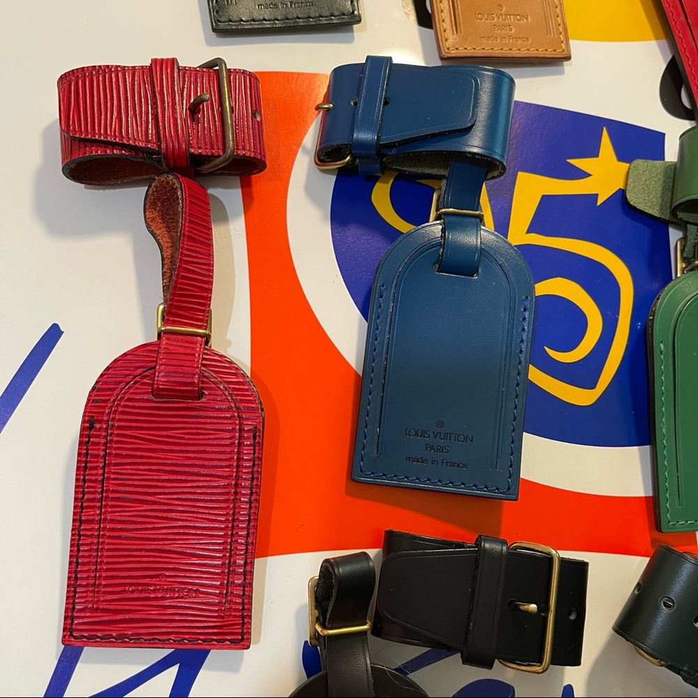 Rare Louis Vuitton Luggage Tags
& Poignet Sets (Price per 1 Set Each) - Picture 2 of 12